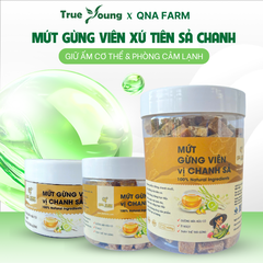 Mứt Gừng Viên Vị Chanh Sả Qna Farm
