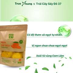 Xoài Sấy Dẻo ĐÔ 37 Ngon Mềm Ngọt Vàng Tươi Nhờ Công Nghệ Sấy Lạnh