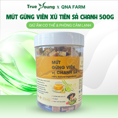 Mứt Gừng Viên Vị Chanh Sả Qna Farm