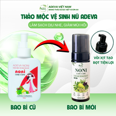 Dung Dịch Vệ Sinh Nữ Chiết xuất từ Thảo Dược ADEVA NONI, Làm Sạch Dịu Nhẹ, Giảm Mùi Hôi