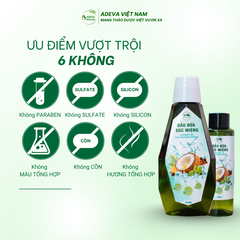 Dầu Dừa Súc Miệng Cao Cấp Kết Hợp Tinh Dầu Thiên Nhiên Làm Sạch Khoang Miệng - Thơm Mát 100ML/330ML