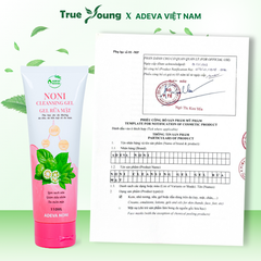 Sữa Rửa Mặt Noni BHA Tốt Cho Da Mụn ADEVA NONI Skincare Làm Sạch Bụi Bẩn, Lớp Trang Điểm
