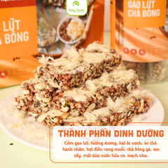 Thanh Gạo Lứt Chà Bông BalyFoods, Siêu Hạt, Dinh Dưỡng Cho Mẹ Bầu, Người Giữ Dáng