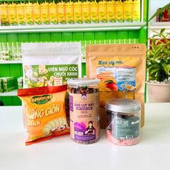 DEAL HOT 10: COMBO 5 MÓN ĂN VẶT HEALTHY GIÁ 275K NAY CHỈ CÒN 199K FREESHIP