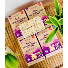 Bánh Gạo Lứt Mầm Yến Mạch BH NONG giàu dinh dưỡng ít ngọt, không đường