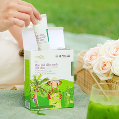 Bột rau má đậu xanh cốt dừa Dalahouse đạt chuẩn hữu cơ
