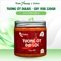 Tương ớt cay vừa - Dulius 220GR, Cay thơm đậm vị, ớt tươi, hương vị hài hòa