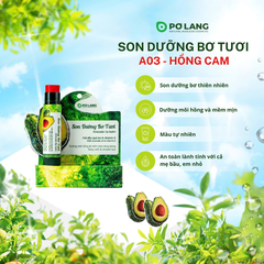 Son dưỡng môi Pơ Lang có màu từ trái bơ, an toàn cho mẹ bầu và trẻ nhỏ