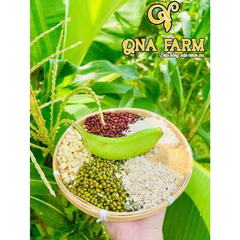 Viên Ngũ Cốc Dinh Dưỡng Chuối Xanh Qna Farm