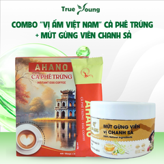 Combo ''Vị Ấm Việt Nam'' Cà Phê Trứng + Mứt Gừng Viên Chanh Sả