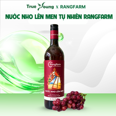 (SIÊU SALE CHUYỂN MÔ HÌNH) Nước Nho Lên Men Tự Nhiên Rangfarm, Dung Tích 750ml