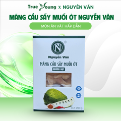 Mãng cầu sấy muối ớt Nguyễn Văn nguyên liệu Đắk Lắk chất lượng, cao cấp