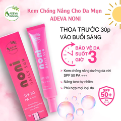 Kem Chống Nắng Adeva Noni