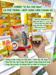 Combo ''Vị Ấm Việt Nam'' Cà Phê Trứng + Mứt Gừng Viên Chanh Sả