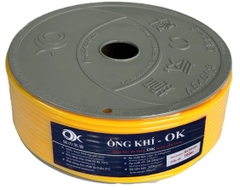 Dây hơi khí nén/ Ống hơi khí nén/dây TPU, dây máy hơi TPU - OK JAPAN (phi 4 6 8 10 12 14 16 màu vàng),