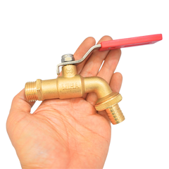 Vòi vườn đồng tay inox MIHA
