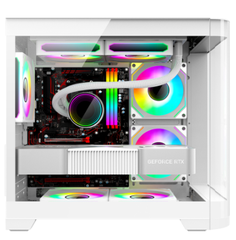Vỏ máy tính KENOO ESPORT MK400 - Màu Trắng