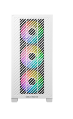 Vỏ Case Cooler Master ELITE 301 White (Matx, 3 Fan ARGB)