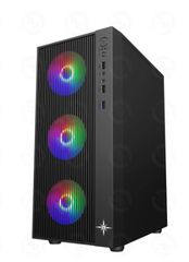 Vỏ case KENOO ESPORT AF13 - 3F - Mầu Đen (ATX/ 3 fan RGB)