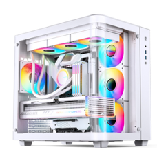 Vỏ case Jonsbo TK-3 White (ATX,Mid Tower,Màu Trắng,Kính Cong) Case Bể Cá