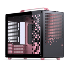 VỎ CASE JONSBO Z20 BLACK PINK (Mini MATX, Màu Đen Hồng)