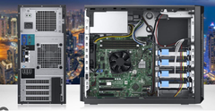Máy chủ Sever Dell PowerEdge T150 (Xeon E-2314 2.80GHz/ 8GB Ram/ 1TB HDD/ DVDRW/ iDRAC9,Express15G/ Embedded SATA/ powercord/ Broadcom 5720 Dual Port 1Gb On-Board LOM)_42SVRDT150