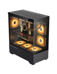 Vỏ Case KENOO ESPORT AK400 - Màu Đen (EATX, Case Bể Cá)