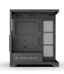 Vỏ Case Máy Tính KENOO ESPORT FK800 (Case Bể Cá, Màu Đen, ATX)