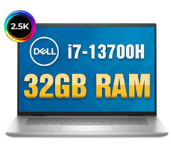 Máy tính xách tay Dell Inspiron 16 Plus 7630 ( Intel Core i7-13700H/ RAM 32GB/ 1TB SSD/ Intel Iris Xe Graphics /16.0 inch QHD / Win 11/ Bạc_NK)