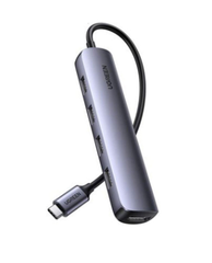 Bộ chia HUB USB 3.0 4 cổng màu xám dài 20cm Ugreen (70336)