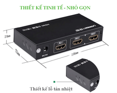 Bộ chia cổng HDMI 1 ra 2 Hỗ trợ full HD Chính hãng Ugreen UG-40201