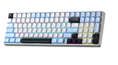Bàn phím cơ AULA S100 Pro Glacier Blue Brown switch