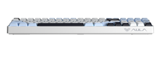 Bàn phím cơ AULA S100 Pro Glacier Blue Brown switch