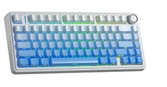 Bàn phím cơ AULA F75 White Blue Gradient Reaper switch