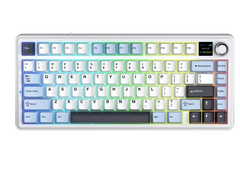 Bàn phím cơ AULA F75 MAX Glacier Blue Reaper switch