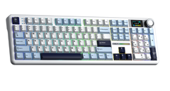Bàn phím cơ AULA F108 Pro Glacier Blue Reaper switch
