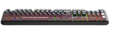 Bàn phím cơ AULA F108 Pro Black Pink Gradient Grey Wood V3 switch
