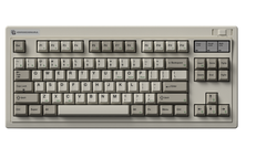 Bàn phím cơ FL-Esports OG87 Retro Grey 3 Mode Kailh Cool Mint V2 switch