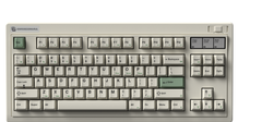 Bàn phím cơ FL-Esports OG87 Classic White 3 Mode Kailh Ice Silver switch