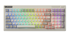 Bàn phím cơ FL-Esports OG98 White Grey 3 Mode Kailh Ice Silver switch