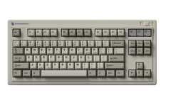 Bàn phím cơ FL-Esports OG87 Retro Grey 3 Mode Kailh Ice Silver switch