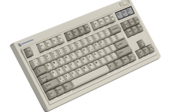 Bàn phím cơ FL-Esports OG87 Retro Grey 3 Mode Kailh Ice Silver switch