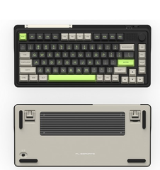 Bàn phím cơ FL-Esports CMK75 SAM Desert Grey FLCMMK Ice Pink switch