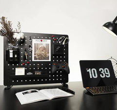 Bảng treo đồ Pegboard HyperWork PG-02 Black ( Kẹp Bàn)