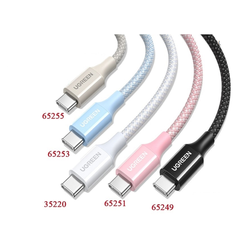 Cáp dữ liệu USB-C truyền dữ liệu giữa máy tính và điện thoại dài 1m màu Titanium (65255) &nbsp;