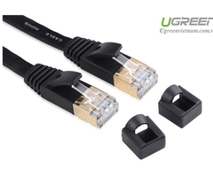 Cáp dữ liệu dạng dẹt nối mạng CAT7 STP truyền dữ liệu giữa các máy tính, dài 1M Ugreen (11260)