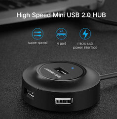 Bộ chia USB 2.0 ra 4 cổng USB Ugreen UG-20277
