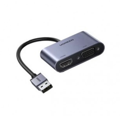 Cáp chuyển đổi USB 3.0 sang HDMI+VGA 1080/60Hz Ugreen (20518)