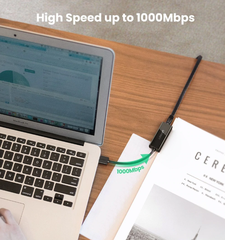 Cáp chuyển USB 3.0 to Lan hỗ trợ 10/100/1000 Mbps Ugreen UG-20256