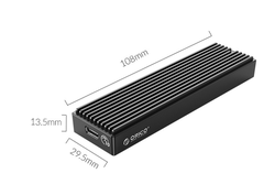 Hộp ổ cứng M2 ORICO M2PV-C3-BK NVMe M.2 SSD Tốc độ 10Gbps
